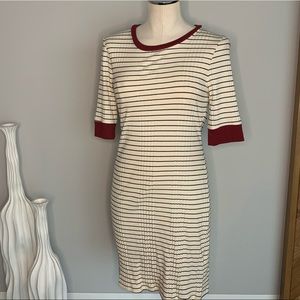 Creek and Black Stripe Dress
